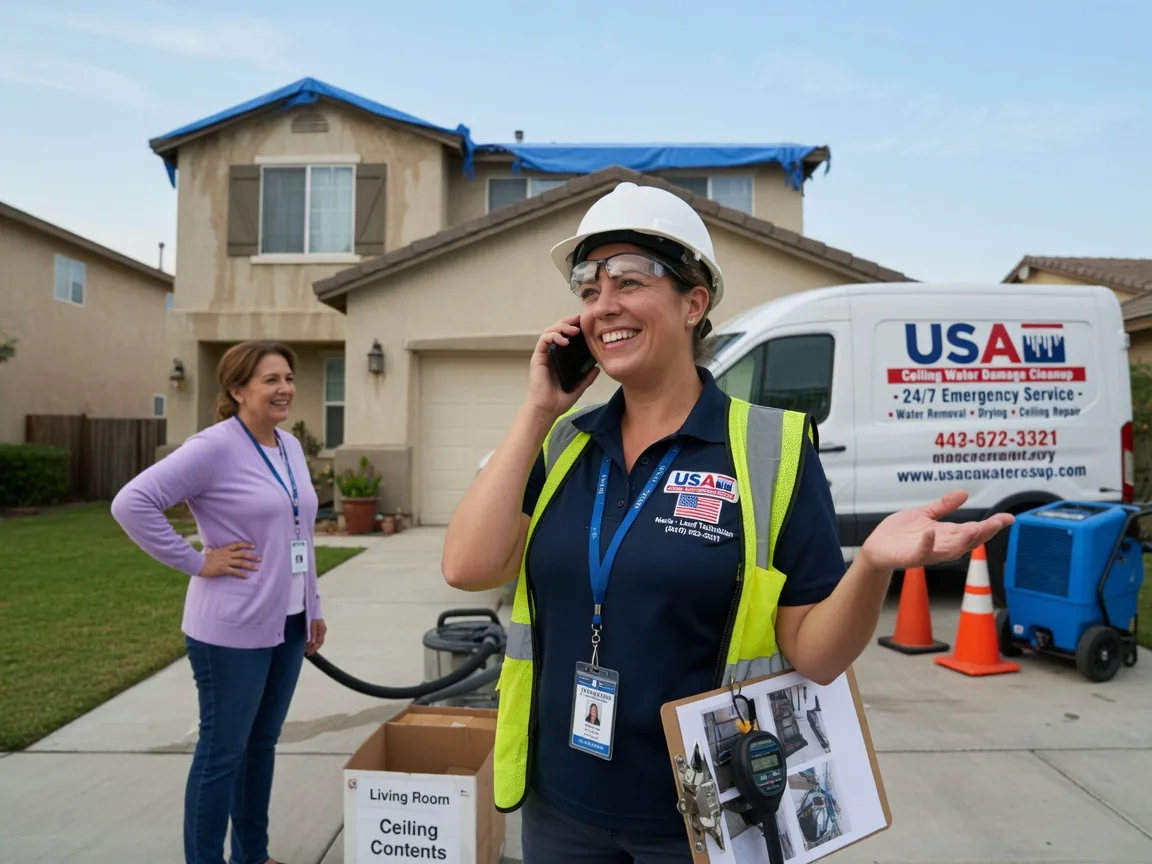 Ceiling Water Damage Restoration Sheridan, TX FAQs