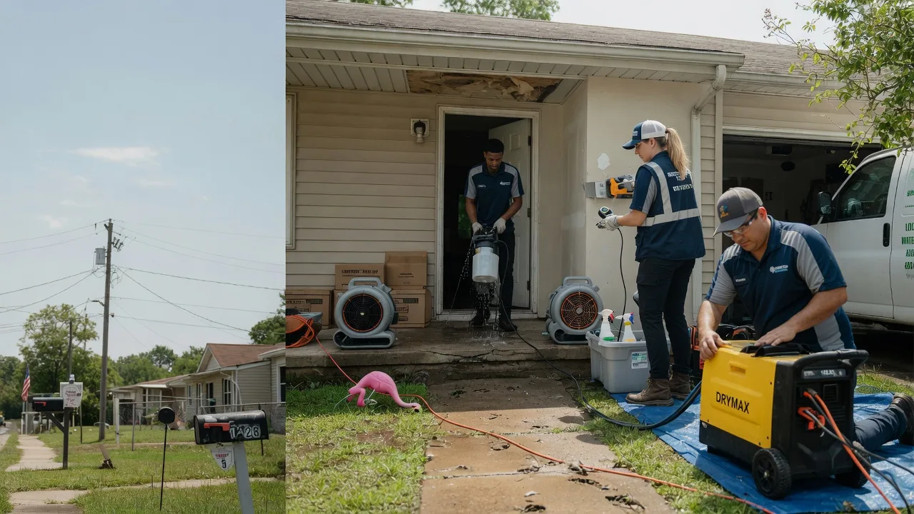 Storm Damage Water Removal in Sheridan, TX near me
